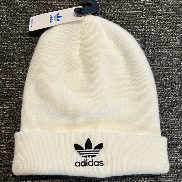 adidas Accessories - Adidas White Beanie